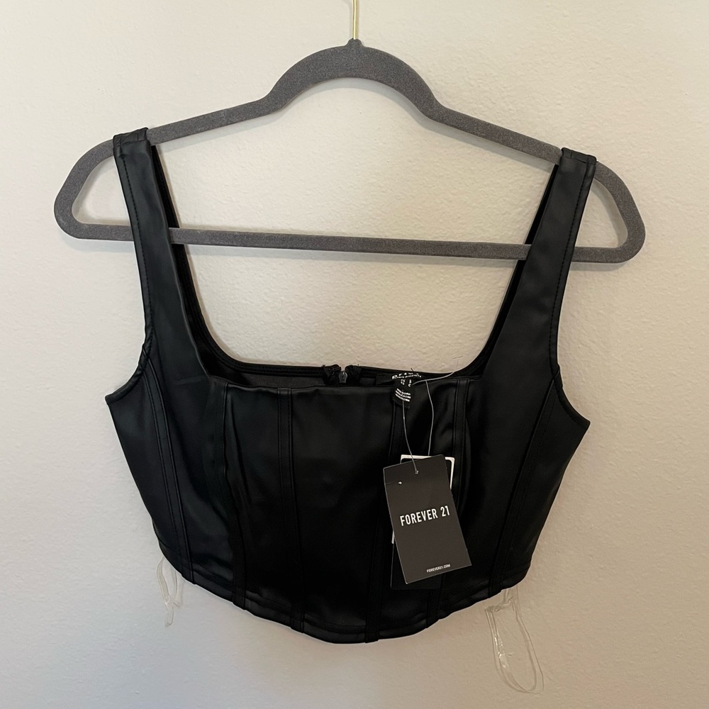 Black Women's Corset Top